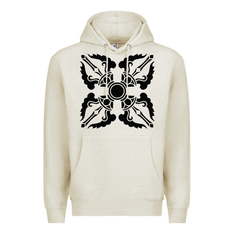 Trippy Psychedelic Rave Sacred Geometry Premium Hoodie by DesigneFamous | Teevron