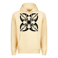 Pina Colada trippy psychedelic rave sacred geometry Premium Hoodie - DesigneFamous