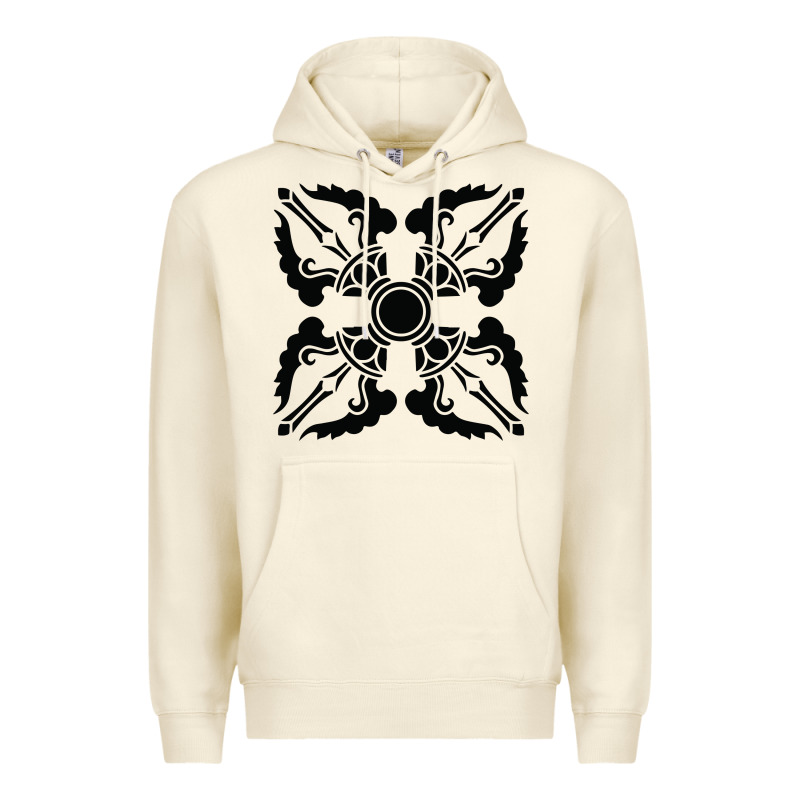 Trippy Psychedelic Rave Sacred Geometry Premium Hoodie by DesigneFamous | Teevron