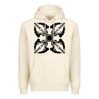 Tofu trippy psychedelic rave sacred geometry Premium Hoodie - DesigneFamous