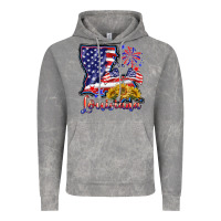 Cloud Rock 4th of july  louisiana map Vintage Hoodie - BarkalooDesign