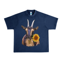 Navy dark goat Urban Heavy Tee - RanaPortraitStore