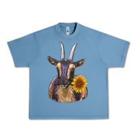 Pebble Blue dark goat Urban Heavy Tee - RanaPortraitStore