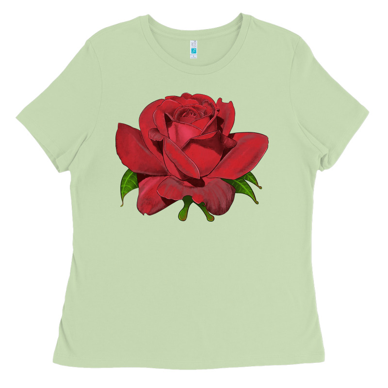 Oklahoma Rose Illustrations Ladies Tee by LillyAllenDesigns | Teevron
