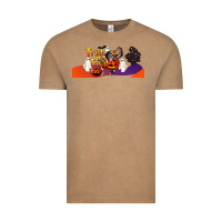Vintage Coffee Trick Or Treat Baby Chimpanzee Vintage Tee - LillyAllenDesigns