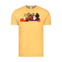 Vintage Mustard Trick Or Treat Baby Chimpanzee Vintage Tee - LillyAllenDesigns