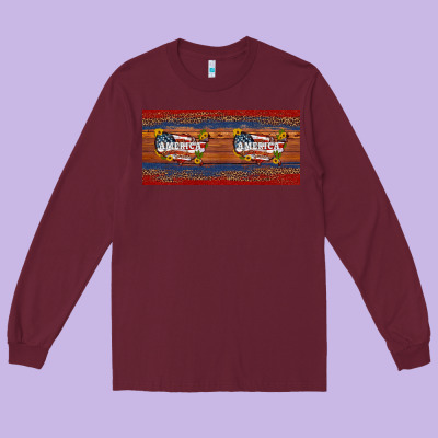 Usa Map 15oz Mug Long Sleeve Tee Designed By Artiststas