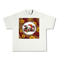 Pistachio joy christmas cow Urban Heavy Tee - LillyAllenDesigns