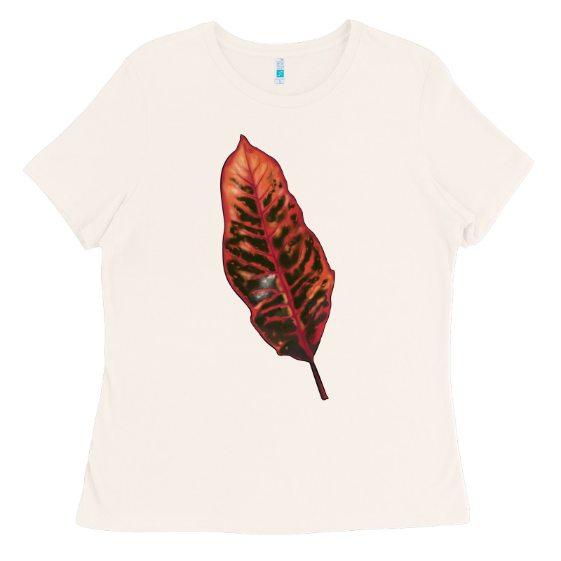 Croton Leaf Ladies Tee by LillyAllenDesigns | Teevron
