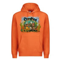 Carrot camping is my happy place Premium Hoodie - BarkalooDesign