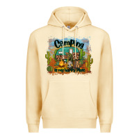 Pina Colada camping is my happy place Premium Hoodie - BarkalooDesign