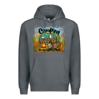 Rock camping is my happy place Premium Hoodie - BarkalooDesign