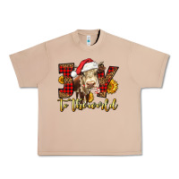 Burro joy to the world christmas cow Urban Heavy Tee - LillyAllenDesigns