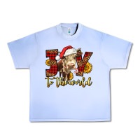 Grape Ice joy to the world christmas cow Urban Heavy Tee - LillyAllenDesigns