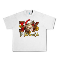 Lunar Rock joy to the world christmas cow Urban Heavy Tee - LillyAllenDesigns