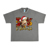 Tornado joy to the world christmas cow Urban Heavy Tee - LillyAllenDesigns