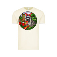 Christmas Raccoon Vintage Tee | Teevron