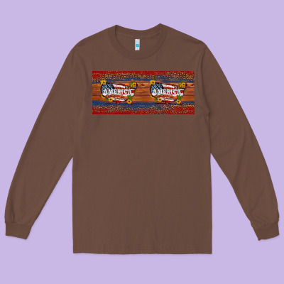 Usa Map 11oz Mug Long Sleeve Tee Designed By Artiststas
