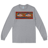 Heather Grey usa map 11oz mug Long Sleeve Tee - Artiststas