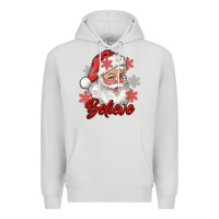 Dove Grey santa believe Premium Hoodie - RanaPortraitStore