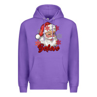 Purple santa believe Premium Hoodie - RanaPortraitStore