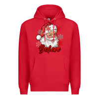 Red santa believe Premium Hoodie - RanaPortraitStore