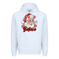 White santa believe Premium Hoodie - RanaPortraitStore