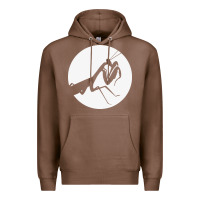Chestnut praying mantis Premium Hoodie - DesigneFamous