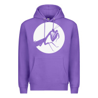 Purple praying mantis Premium Hoodie - DesigneFamous