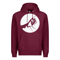 Burgundy praying mantis Premium Hoodie - DesigneFamous