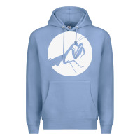Colony Blue praying mantis Premium Hoodie - DesigneFamous