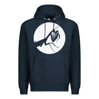 Navy praying mantis Premium Hoodie - DesigneFamous