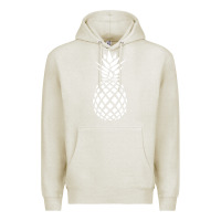 Oatmeal Heather pineapple sunset Premium Hoodie - DesigneFamous