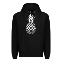 Black pineapple sunset Premium Hoodie - DesigneFamous