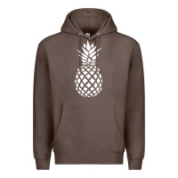 Coffee pineapple sunset Premium Hoodie - DesigneFamous