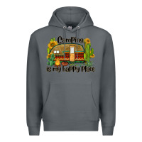 Rock camping is my happy place caravan Premium Hoodie - BarkalooDesign
