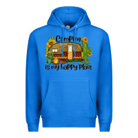 True Royal camping is my happy place caravan Premium Hoodie - BarkalooDesign
