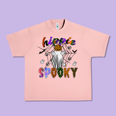 Hippie Spooky Urban Heavy Tee Designed By Sublimationcraftshop