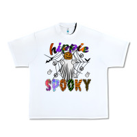 White hippie spooky Urban Heavy Tee - SublimationCraftShop