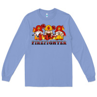 Colony Blue firefighter gnomes Long Sleeve Tee - Artiststas