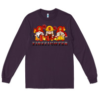 Plum firefighter gnomes Long Sleeve Tee - Artiststas