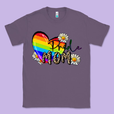 Pride Mom Mother's Day Classic Tee Designed By Fadigitalartstudio