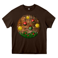 Chocolate Brown christmas Heavy Core Tee - BundleAndBundleShop