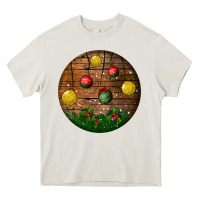 Cream christmas Heavy Core Tee - BundleAndBundleShop