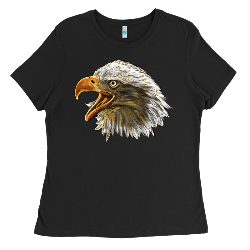 Bald Head Eagle Ladies Tee by LillyAllenDesigns | Teevron