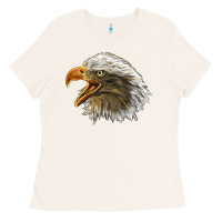 Bone Bald Head Eagle Ladies Tee - LillyAllenDesigns
