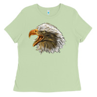 Matcha Bald Head Eagle Ladies Tee - LillyAllenDesigns