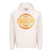 Pale Pink best grandpa Premium Hoodie - DesigneFamous