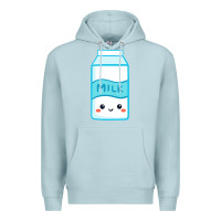 Blue Mist milk Premium Hoodie - DesigneFamous