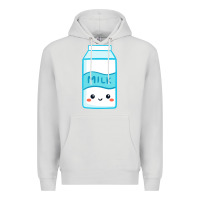 Dove Grey milk Premium Hoodie - DesigneFamous